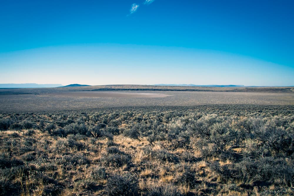 Hart Mountain in the distance across the property, thought to face southeast